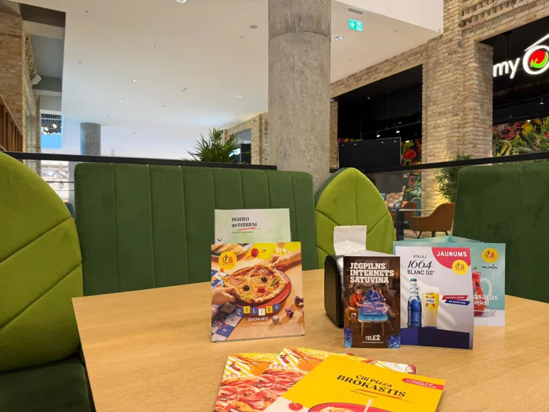 Kafejnīcas un restorāni — AD PROMO reklāmas izvietojums