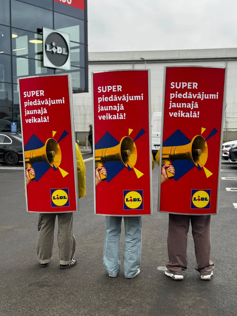 Staigājošā reklāma — AD PROMO