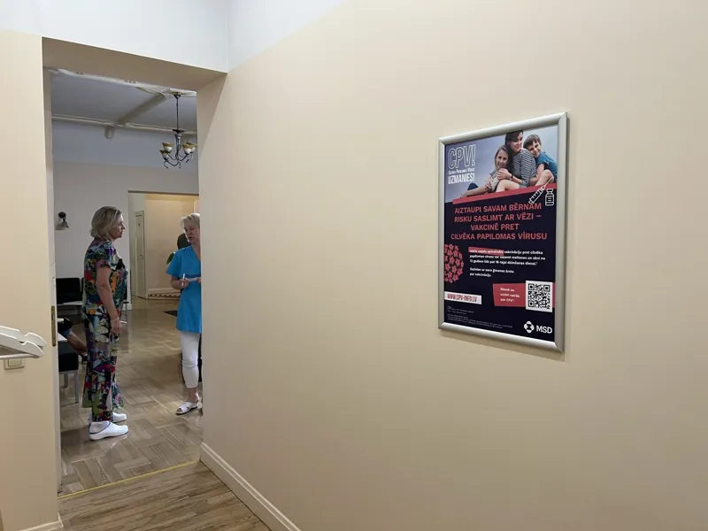 Ģimenes ārstu prakses — AD PROMO reklāmas izvietojums