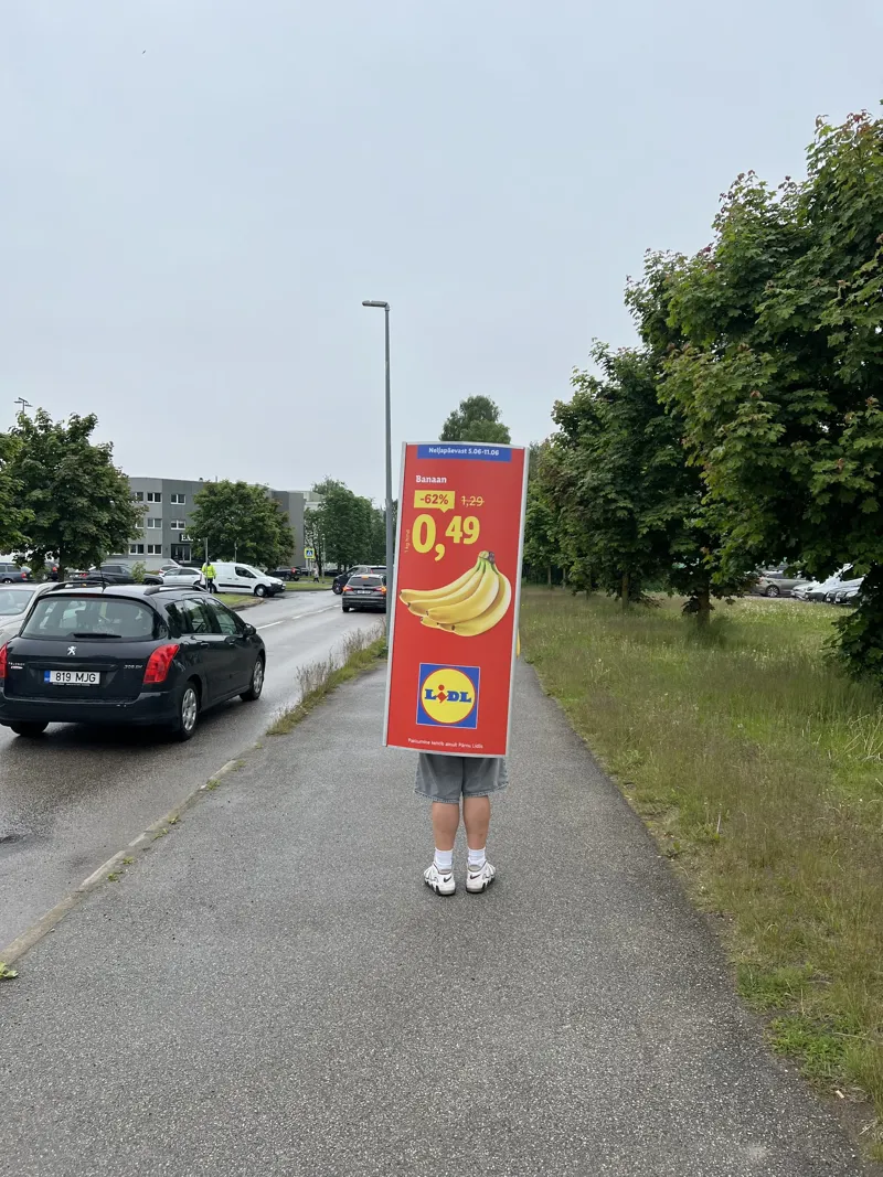 Staigājošā reklāma — AD PROMO